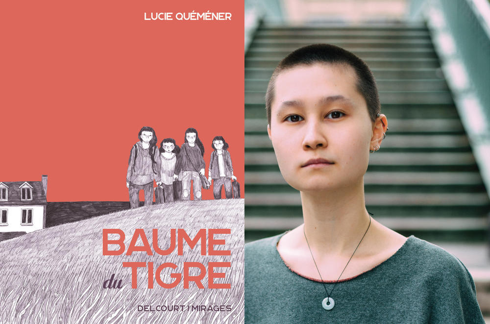 Lucie Quémener, "Baume du Tigre", 2020 (couverture et portrait de l'autrice).