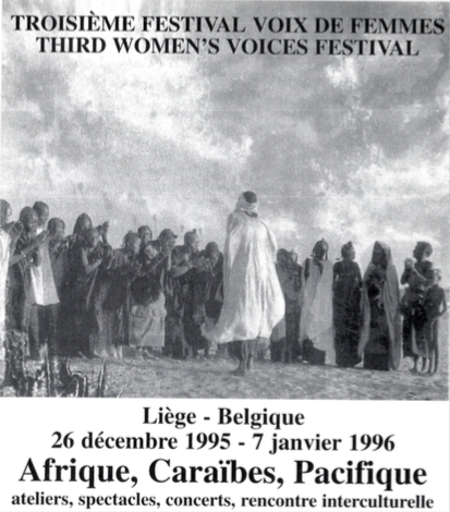 flyer du 3e Festival Voix De Femmes
